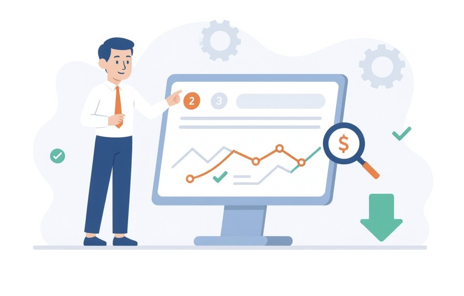 Specjalista SEO naprawia błędy w Google Search Console.