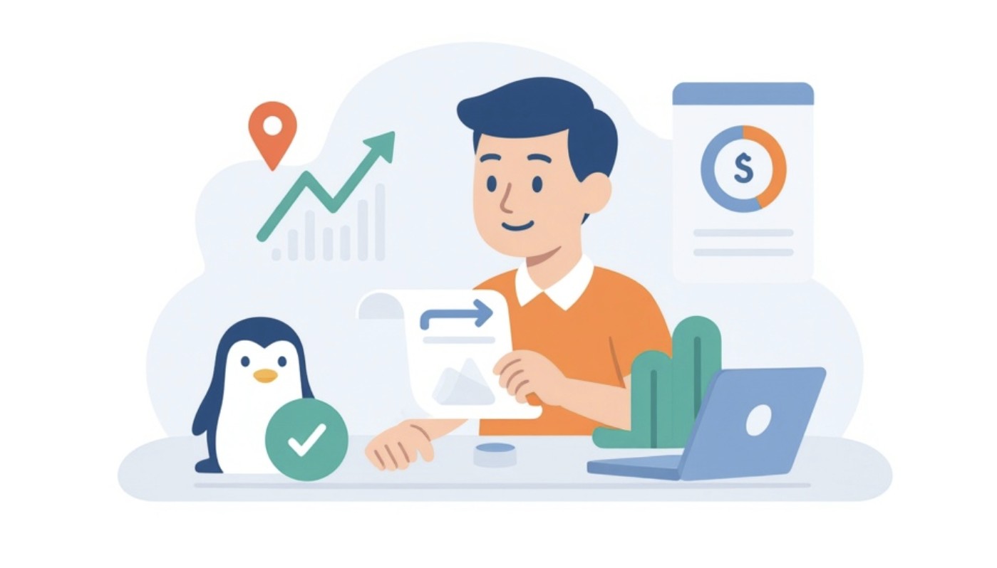 Specjalista SEO analizuje wpływ Google Pingwin na strony internetowe.