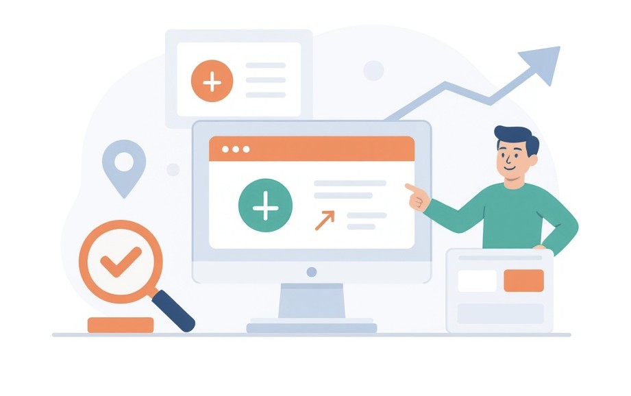 Specjalista SEO pokazuje działanie atrybutu hreflang.